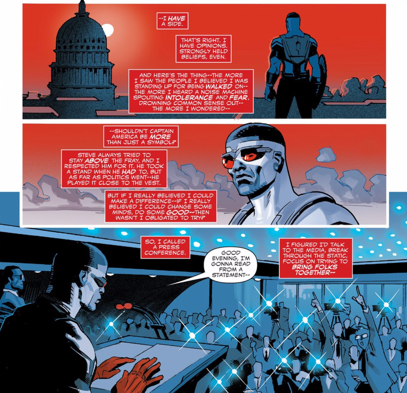 Illustration for article titled The New Captain America Comic Is All About America’s Real World Problems, and People Are Pissed